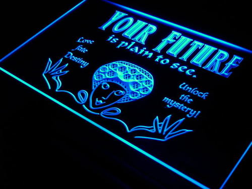 Your Future Told Medium LED Light Sign